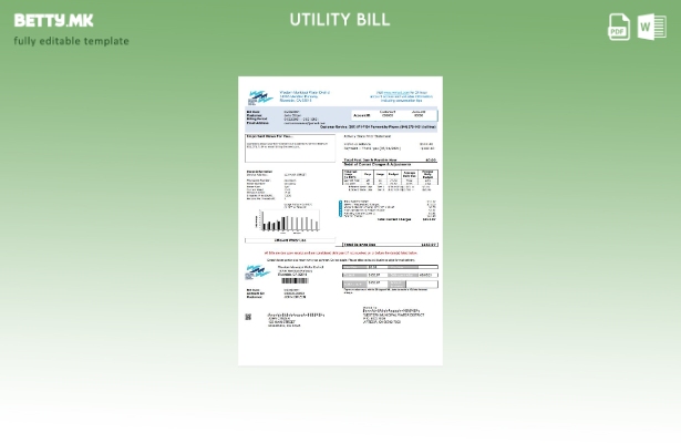 модерен стил на САД Западен општински воден округ за комунални сметки за збор ша